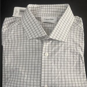 Calvin Klein Steel+ Slim Fit Dress Shirt – Size L (16/32-33) NWT